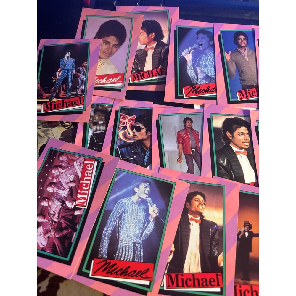 The 1984 Michael Jackson Topps Cards set includes 33 vintage trading cards MINT - Picture 2 of 8
